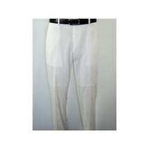 Mens 2pc Stacy Adams leisure suit Linen Cotton With Embroidery 3670 White Blue image 3