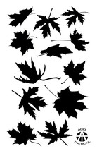 Stencils 3Pack! Spray Paint Camouflage  14&quot; Bark - Leafy Maple - Tiger S... - £10.93 GBP