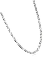 Solid 925 Sterling Silver Italian 3.5mm Diamond Cut - $1,359.28 MXN