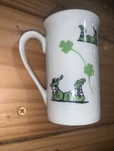 Irish Coffee Mug Vintage Recipe Cup Leprechaun Shamrock - $5.94