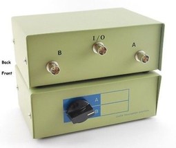 2-Way Ab Bnc Manual Rotary Switch Box (Metal) - Cablesonline Sb-036 - £37.44 GBP