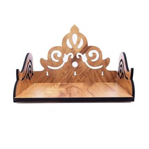 pooja Mandir for Home - Wooden Temple Puja wall mounted table top stand - £30.31 GBP