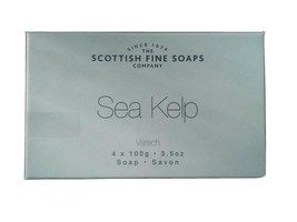 Sea Kelp Bars Scottish Fine Soap Soaps Spa Luxury 4pk  3.5oz New Sealed - $24.18