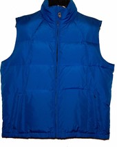 F.O.G. Blue Men&#39;s Down Packable Vest Size L NEW - £36.38 GBP