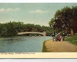 Lake &amp; Bow Bridge in Central Park New York City 1900&#39;s - $11.88