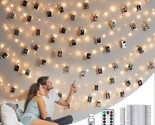 Photo Clip String Lights With Remote, 33Ft 100 Led Usb Powered Fairy Lig... - $21.99