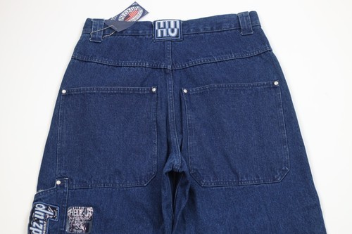 Deadstock Vintage 90s Y2K Streetwear Mens 33x34 Baggy Wide Leg Skateboard Jeans Item image 12