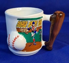 Vintage 3D Baseball Mug Chadwick Miller MLB Sports Fan Coffe Cup Retro 1989 - £15.85 GBP