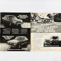 Vintage 1977 Magazine Print Ad Subaru SEEC-T Engine Economy Car - £5.23 GBP