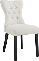 Beige Parsons Kitchen And Dining Room Chair By Modway With Modern Tufted - £101.96 GBP