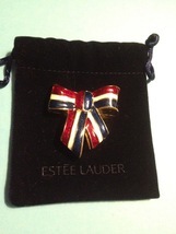 Estee Lauder USA PATRIOTIC RIBBON 2003 Perfume Compact - Red White and Blue - $25.00
