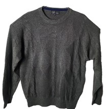 Dunhill Men Size 44&quot; 112CM Diamond Knit Cashmere Silk Pullover Sweater - $157.41