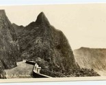 Nuʻuanu Pali Lookout  Real Photo Postcard Honolulu Hawaii 1950&#39;s - $17.80