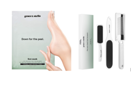 Grace &amp; Stella Choose Foot Peel Mask or Foot Files Set NEW - £13.41 GBP