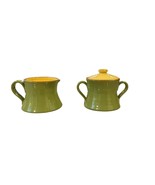 Vietri Cucina Fresca Creamer Sugar Saffron Sage Cream Made In Italy - £29.78 GBP