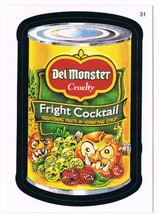 Wacky Packages Series 3 Del Monster Fright Cocktail Trading Card 30 2006... - $2.51