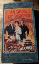 55 Days at Peking VHS 1963, 1980s 2 Tape Set Charlton Heston - $1.98