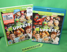 Disney The Muppets Blu Ray DVD Wocka Wocka Value Pack  Movie Set - $9.89