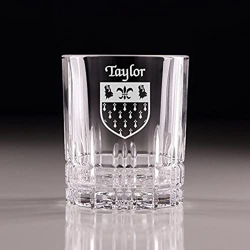 Taylor Irish Coat of Arms Perfect Serve Cut Glass Tumbler - Set of 4 - $76.44