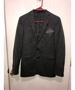 NWT 1670 Mens Sport Jacket Blazer 2 Button Polyester Blend Coat SZ 34R G... - £23.79 GBP