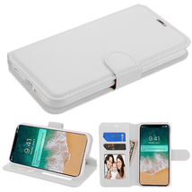 For Samsung S8 Plus Leather Flip Wallet Phone Holder Protective Case Cover WHITE - £4.63 GBP