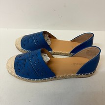 Wanted Womens 9 M Blue Faux Leather Flat Closed Toed Sandals NIB XD8 - £9.15 GBP