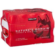 24 (13.2 Oz Each) Cans Nature&#39;s Domain Kirkland Turkey and Pea Stew Dog ... - $956.90 MXN
