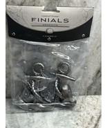 Cambria Anchor Graphite Finials To Use Cambria Drapery Rods/Holdbacks. - $67.07 CAD
