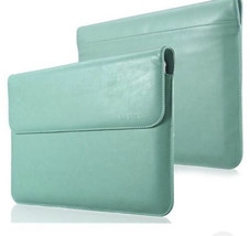 Kuzy 13” Teal Leather Sleeve For MacBook Pro,etc. High Quality PU Leather. New. - $24.90