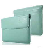 Kuzy 13” Teal Leather Sleeve For MacBook Pro,etc. High Quality PU Leathe... - £19.58 GBP