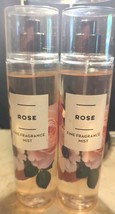 Bath &amp; Body Works Rose Fine Fragrance Mist 8 Fl Oz X 2 - $18.55