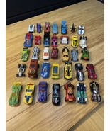 Lot of 30+ 1:64 Scale Cars Hot Wheels Matchbox Superman Fisher Price Sha... - $24.75