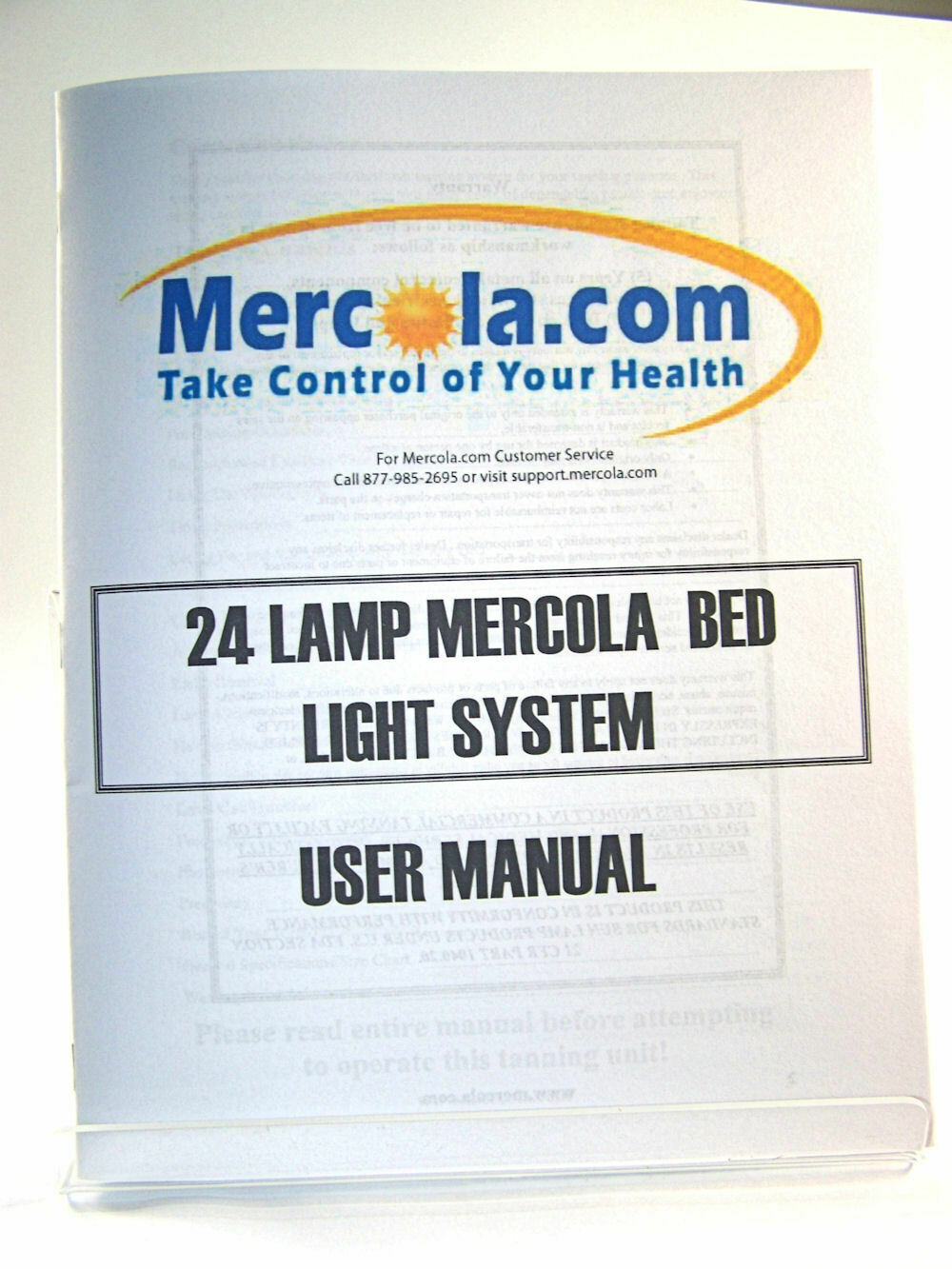 Mercola 24 Lamp Tanning Bed User Manual ESB 24 Bulb - $9.50