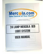 Mercola 24 Lamp Tanning Bed User Manual ESB 24 Bulb - £7.58 GBP