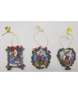 Lot of Three(3) 1999 Ashton Drake Christmas in the Woods Holiday Ornaments - £33.96 GBP