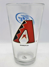 Arizona Diamondbacks Miller Lite Pint Glass Circle K 60th Anniversary 1951-2011 - £7.87 GBP
