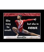 Inspirational Simone Biles Gymnastics Motivation Poster Print Quote Wall... - $22.99+