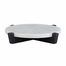 Santa Barbara Design Studio Table Sugar Round Marble Tray with Mango Woo... - £31.87 GBP