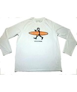 Life Is Good Large Long Sleeve Sunshirt UPF 50+ Surfer Design - $380.79 MXN