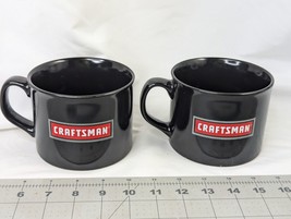 Craftsman Black Coffee Cup Mug Lot of 2 - $19.95