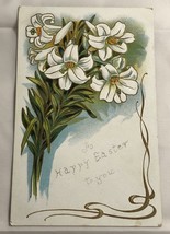 c.1910 Flower Series Embossed Easter Postcard - £7.95 GBP