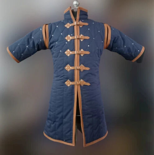 SCA Style gambeson for body protection, Padded armor for Reenactment, Custom Med