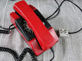 RARE ORIGINAL VINTAGE SOVIET POLAND ROTARY DIAL PHONE TELKOM ELEKTRIM BR... - £38.94 GBP