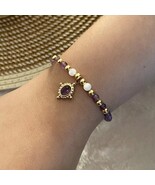Ellipse Geometric Natural Stone Handmade Bracelet Amethyst - $15.41 CAD Ellipse Geometric Natural Stone Handmade Bracelet Amethyst - $15.41 CAD