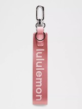 LULULEMON NEVER LOST KEYCHAIN~DECO PINK/LIGHT IVORY~NWT FREE USPS SHIP - $54.40