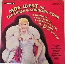 Chase &amp; Sanborn Show ( Mae West ) Audio/Spoken Vinyl LP    - $12.80