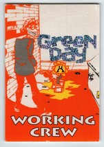 Green Day Backstage Pass Fabric Cloth 1994 Dookie Tour Working Crew Punk Rock - £17.10 GBP
