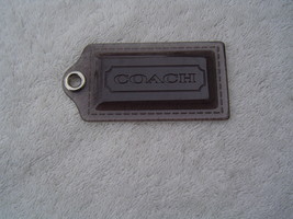 AUTHENTIC COACH EXTRA LARGE SMOKE  PLASTIC HANG TAG  EUC - £10.76 GBP