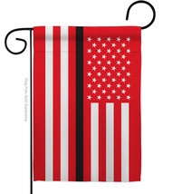 US Thin Black Line - Impressions Decorative Garden Flag G142925-BO - £15.69 GBP