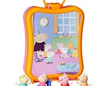 Peppa Pig Peppa&#39;s Club Friends Carrying Case Playset, Includes 4 Figures... - $34.19